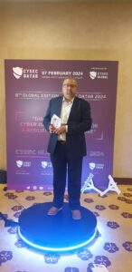 CYSEC 2024 Award - Best Cybersecurity Startup in Qatar - UTI Cybersecurity Cloud and IT LLC